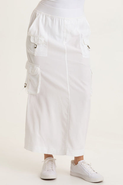 XCVI Kimo Tencel Cargo Maxi Skirt