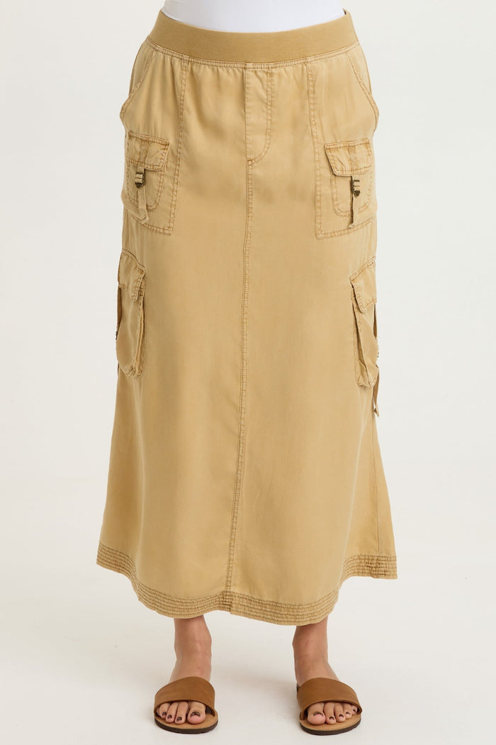 XCVI Kimo Tencel Cargo Maxi Skirt