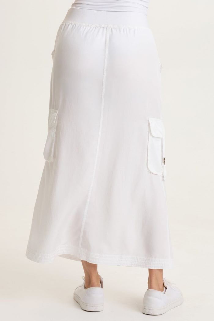 XCVI Kimo Tencel Cargo Maxi Skirt