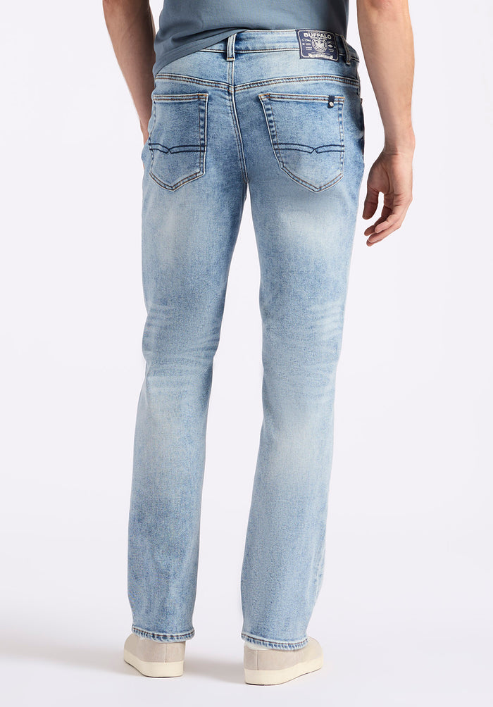 Buffalo Men Jeans Navy Denim Denim Pants Stretch