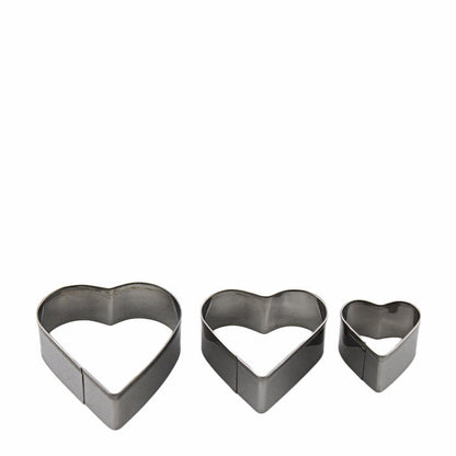 Kitchen Inspire Cookie Cutters Set 6 Piece - Silver