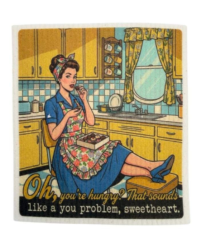 Kitchen Retro Wife - Set of 3 - Swedish Dishcloths - Wholesale