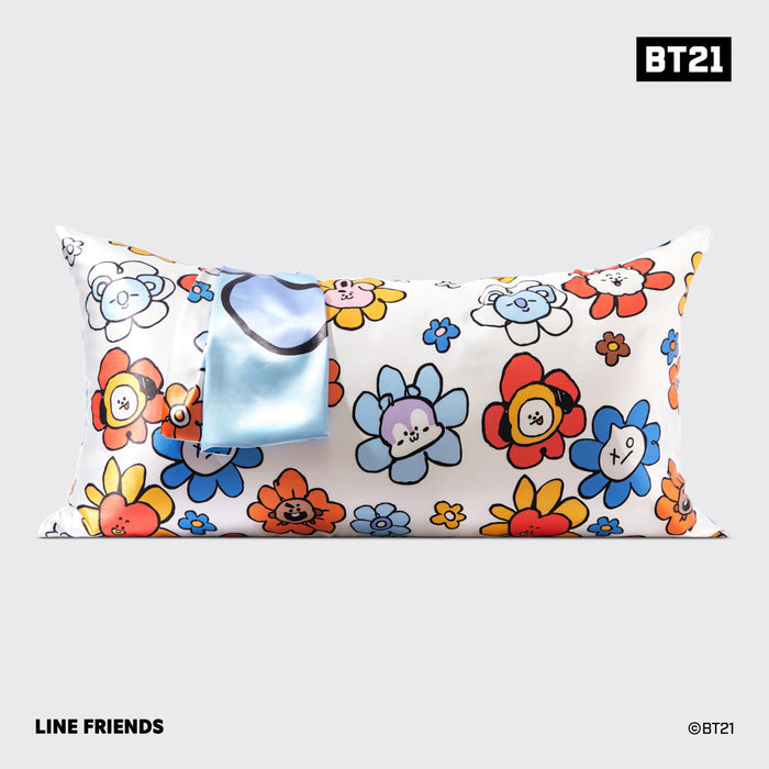 Kitsch x BT21 KOYA King Satin Pillowcase — back
