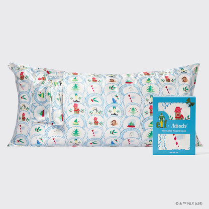 Kitsch x Elf North Pole King Satin Pillowcase — hero