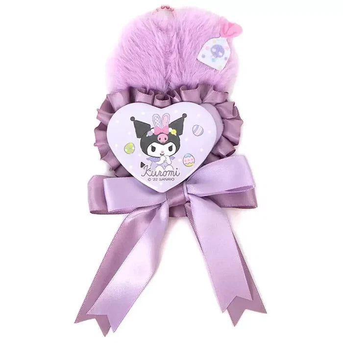 Kuromi Rosette Badge (Spring Things Series) Accessory Japan Original