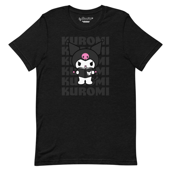 Kuromi Watashi Wa T-Shirt (Black) Apparel Printful XS