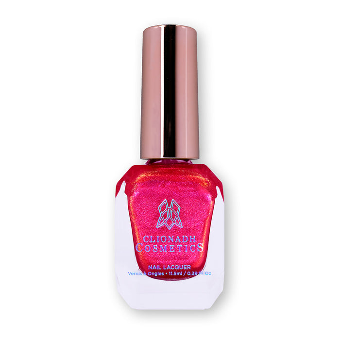 Bottle of nail polish containing La Vie En Rose Nail Lacquer on a white background.