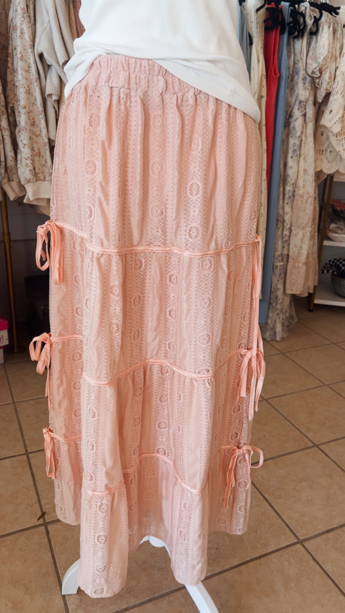 Lace Midi Skirt