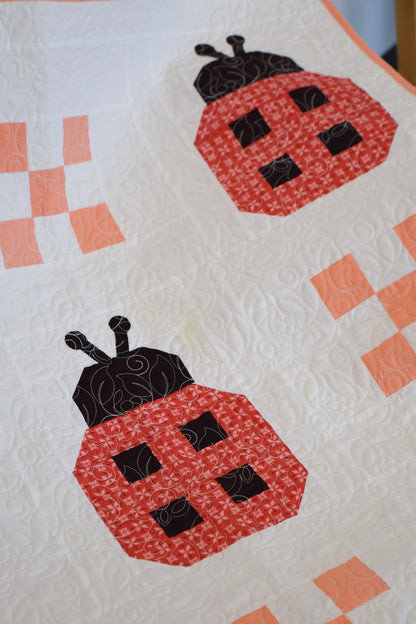 Ladybug Quilt (Downloadable Sewing Pattern)