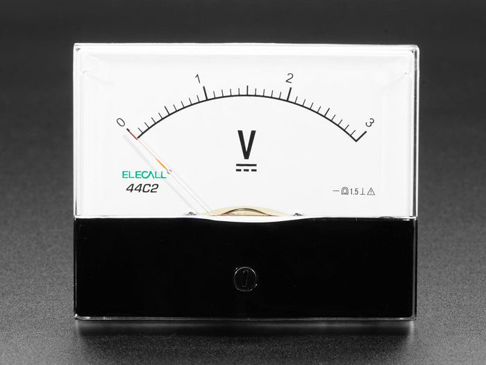 Large 3V Analog Panel Meter by The Pi Hut - The Pi Hut