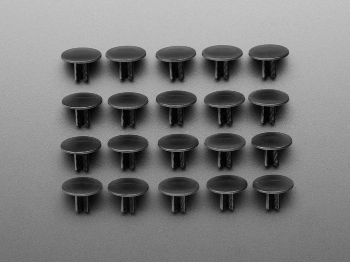 Large Long Plastic Snap Rivets - 13mm to 16mm - 10 pack [Discontinued] by The Pi Hut - The Pi Hut