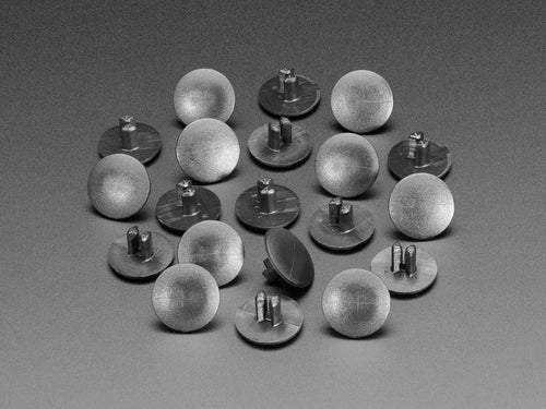 Large Short Plastic Snap Rivets - 9mm to 13mm - 10 pack [Discontinued] by The Pi Hut - The Pi Hut
