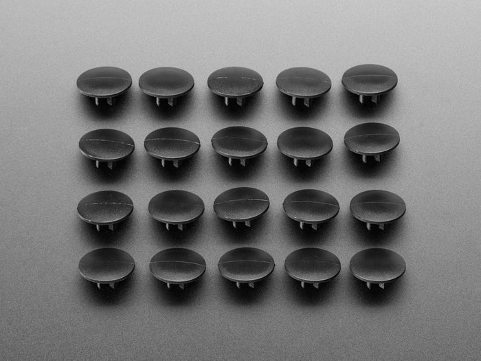 Large Short Plastic Snap Rivets - 9mm to 13mm - 10 pack [Discontinued] by The Pi Hut - The Pi Hut