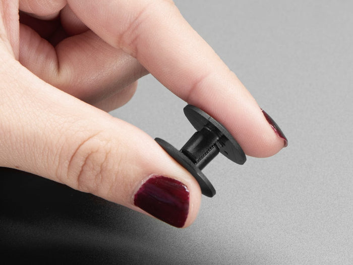 Large Short Plastic Snap Rivets - 9mm to 13mm - 10 pack [Discontinued] by The Pi Hut - The Pi Hut