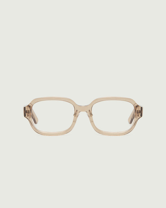 Sesame::Lark Eyeglasses rectangle brown acetate front