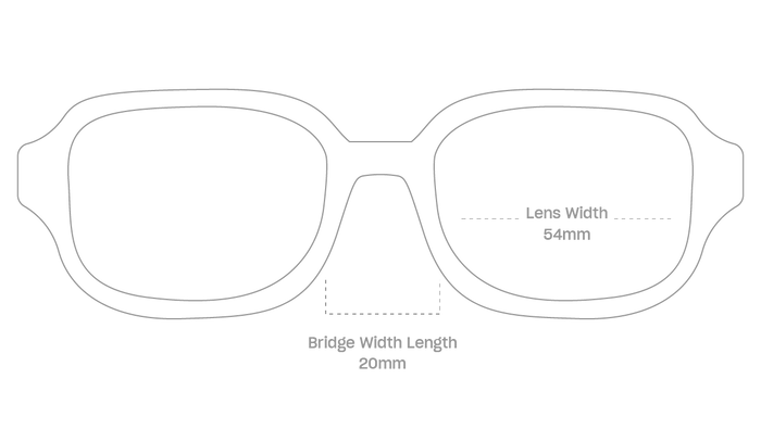 measurement::lens width Lark Eyeglasses rectangle acetate