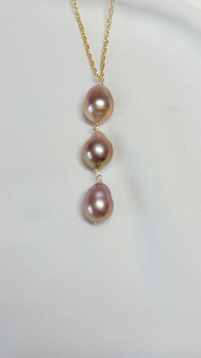 Le'a Lariat - Pink Edison