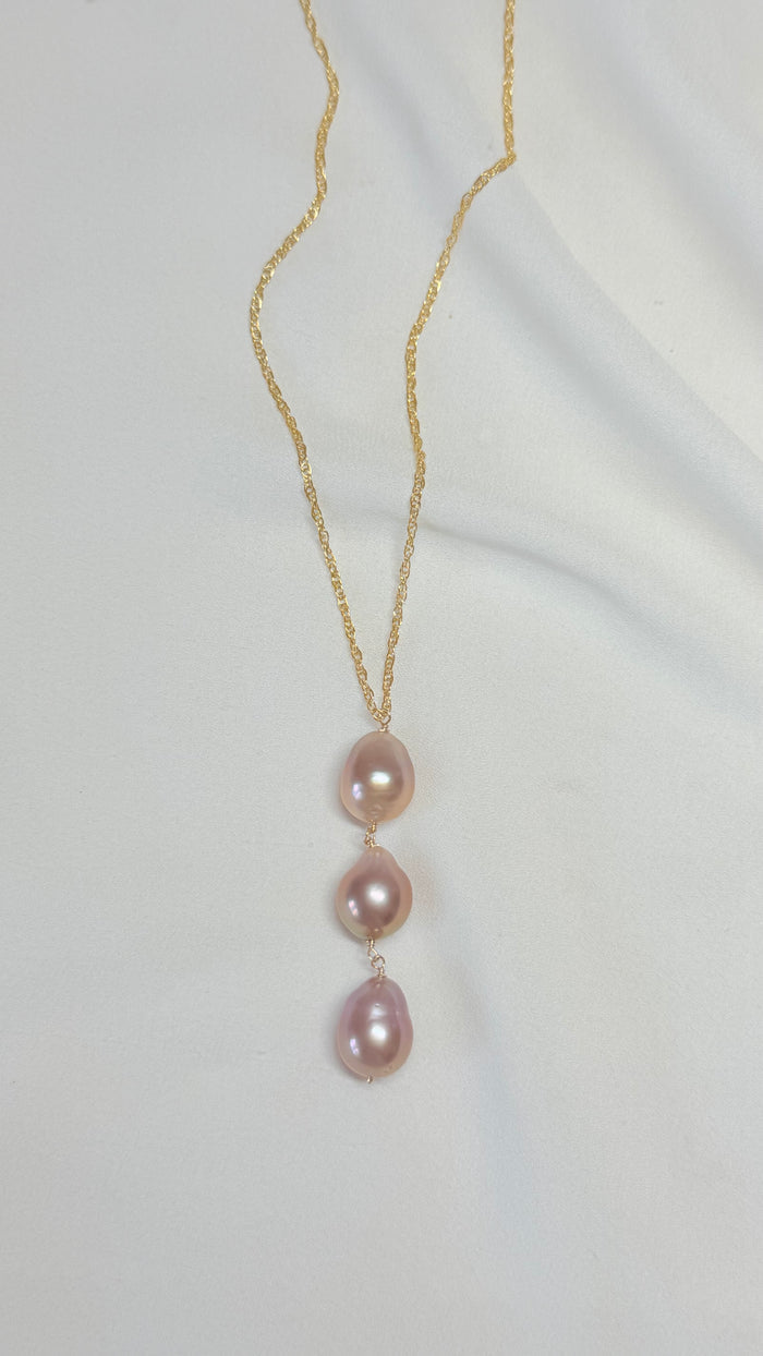 Le'a Lariat - Pink Edison