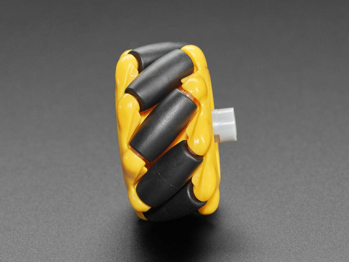 Left & Right Mecanum Wheel Pair - 48mm Diameter (TT Motor or Cross Axle (2-pack)) by The Pi Hut - The Pi Hut