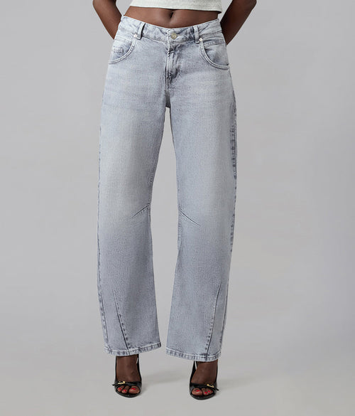 LENNOX-MON High Rise Barrel Jeans