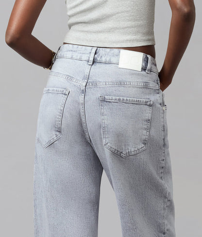 LENNOX-MON High Rise Barrel Jeans