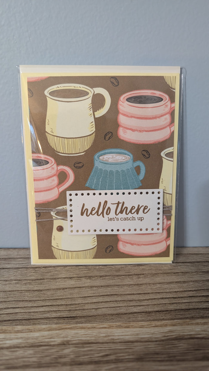 Let's Catch Up Greeting Card