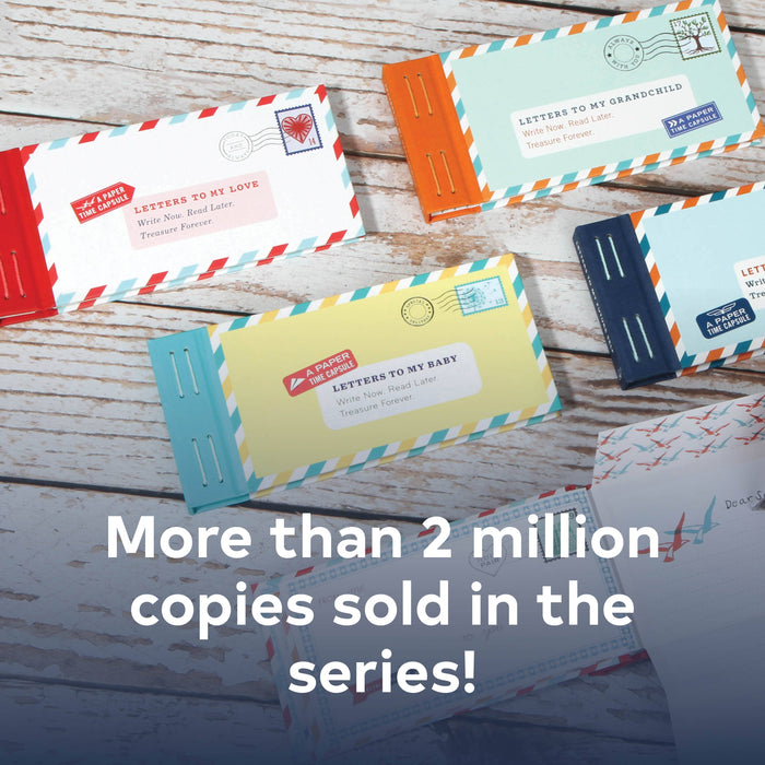Colorful envelopes on a wooden surface with text about book sales.