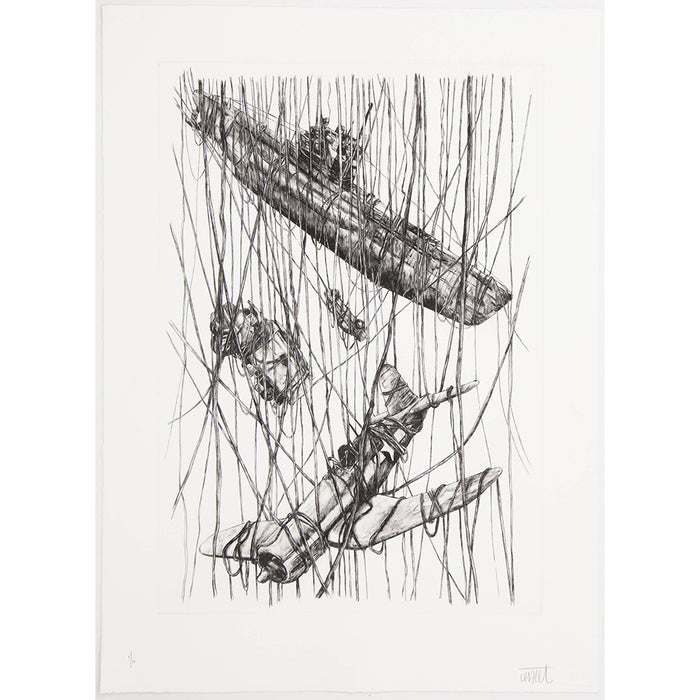 LEVALET - Wreck (Etching) - ed 70