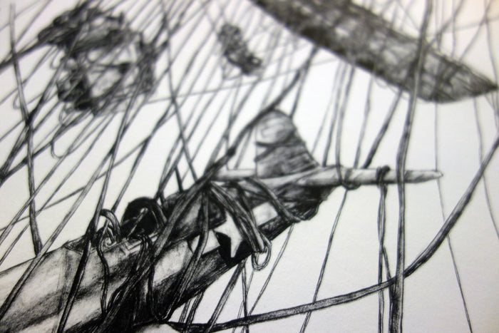 LEVALET - Wreck (Etching) - ed 70