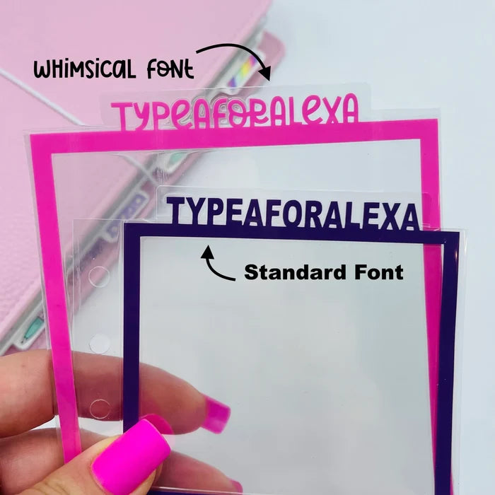 LF Pattern Dividers - SIDE TABS