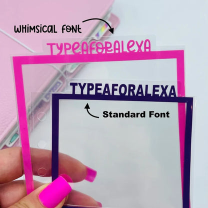 LF Pattern Dividers - SIDE TABS