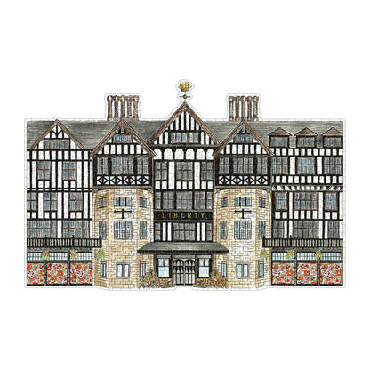 Liberty London Tudor Building 750 Piece Shaped Puzzle 750 Piece Puzzles Liberty London Collection