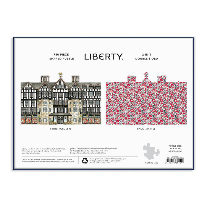 Liberty London Tudor Building 750 Piece Shaped Puzzle 750 Piece Puzzles Liberty London Collection