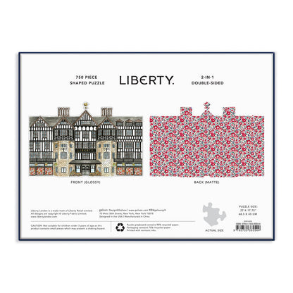 Liberty London Tudor Building 750 Piece Shaped Puzzle 750 Piece Puzzles Liberty London Collection