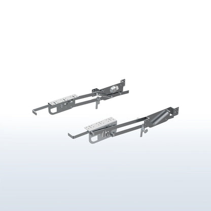 Kitchen appliance lifting brackets for compatible cabinets to save space and allow convenient access and storage for your appliances (shelf/platform surface not included).