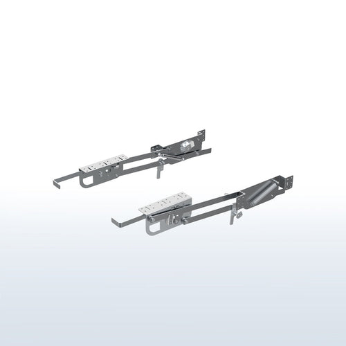 Kitchen appliance lifting brackets for compatible cabinets to save space and allow convenient access and storage for your appliances (shelf/platform surface not included).