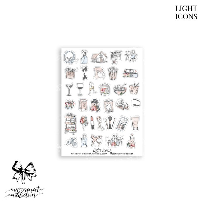 Icon Sampler - Premium Matte // NOT FOILED