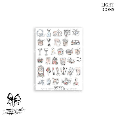 Icon Sampler - Premium Matte // NOT FOILED