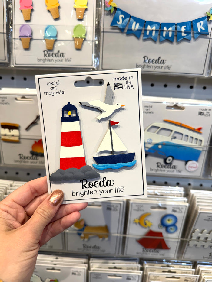 Lighthouse Magnets S/3
