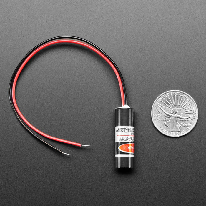 Line Laser Diode - 5mW 650nm Red by Adafruit - The Pi Hut