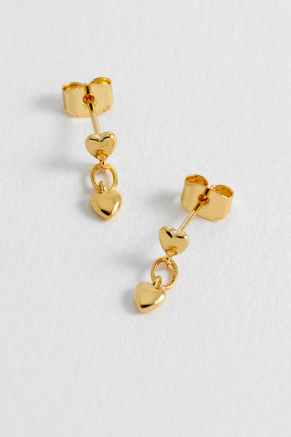 Linked Heart Studs