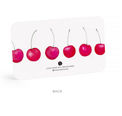 Little Notes Notecards - Very Cherry