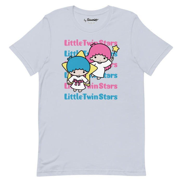 LittleTwinStars Watashi Wa T-Shirt (Light Blue) Apparel Printful XS