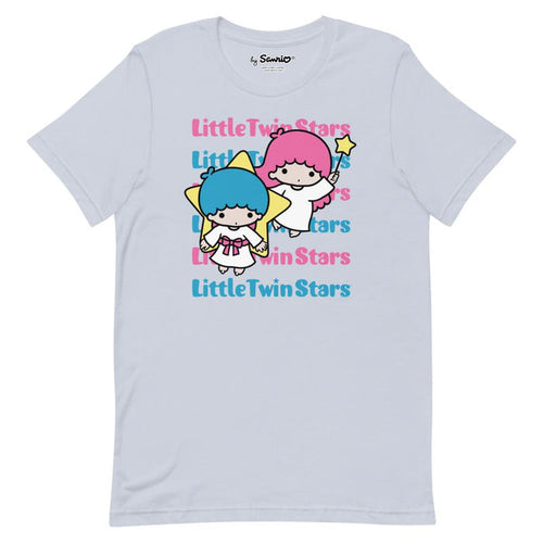 LittleTwinStars Watashi Wa T-Shirt (Light Blue) Apparel Printful XS