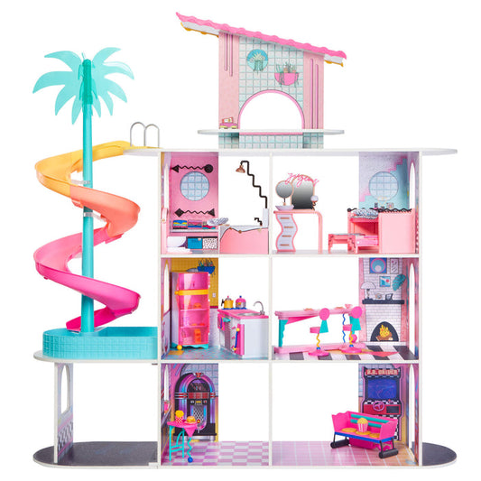 LOL Surprise OMG Fashion House Playset - Real Wood Doll House