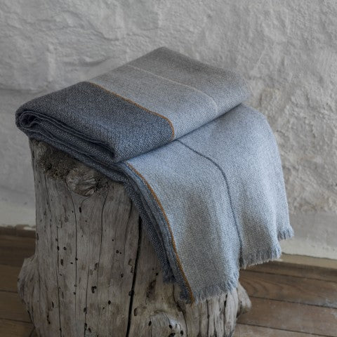 loom.ist - Wool Blended Throw - Gray 06AS