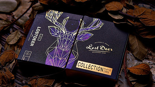 Lost Deer Black Edition Playing Cards by BOCOPO Playing Cards by Bocopo Playing Card Co.