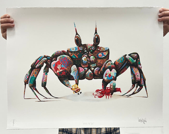 LOUIS 'MASAI' MICHEL - Under The Sea (White Edition) - HAND-FINISHED, 1/1s