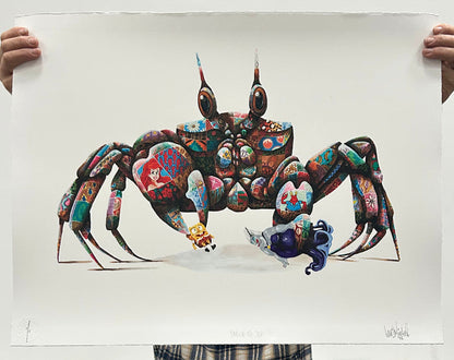LOUIS 'MASAI' MICHEL - Under The Sea (White Edition) - HAND-FINISHED, 1/1s