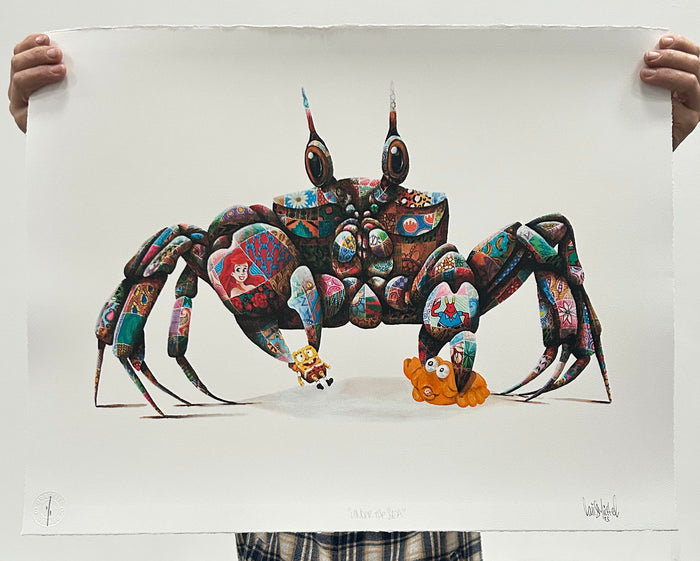 LOUIS 'MASAI' MICHEL - Under The Sea (White Edition) - HAND-FINISHED, 1/1s